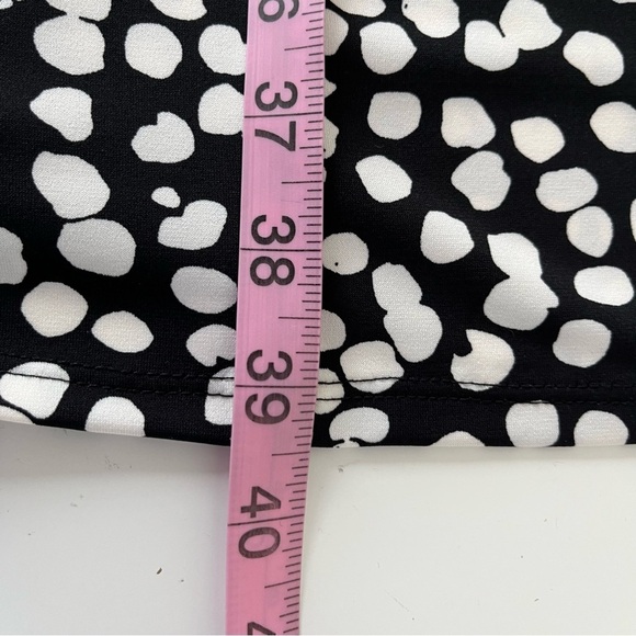 Ellos Black Geometric Print 3/4 Sleeve Shift Dress NWOT - Picture 14 of 14